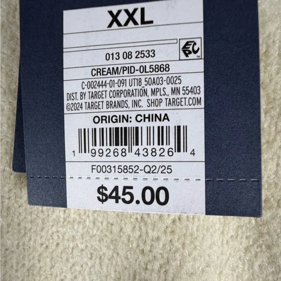 Universal Thread™ Women's Long Sleeve Midi Sweater Dress - Cream XXL - Picture 8 of 12